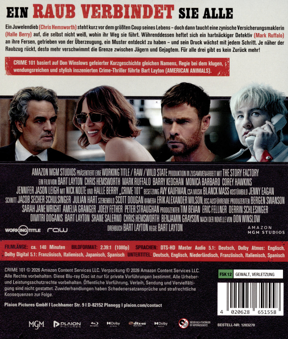 Crime 101  (Blu-ray Disc)