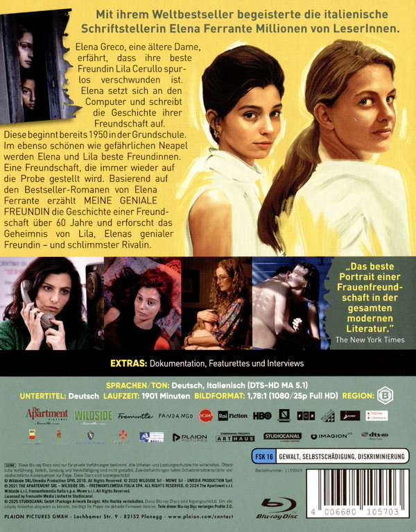 Meine geniale Freundin - Die komplette Serie  [8 BRs]  (Blu-ray Disc)