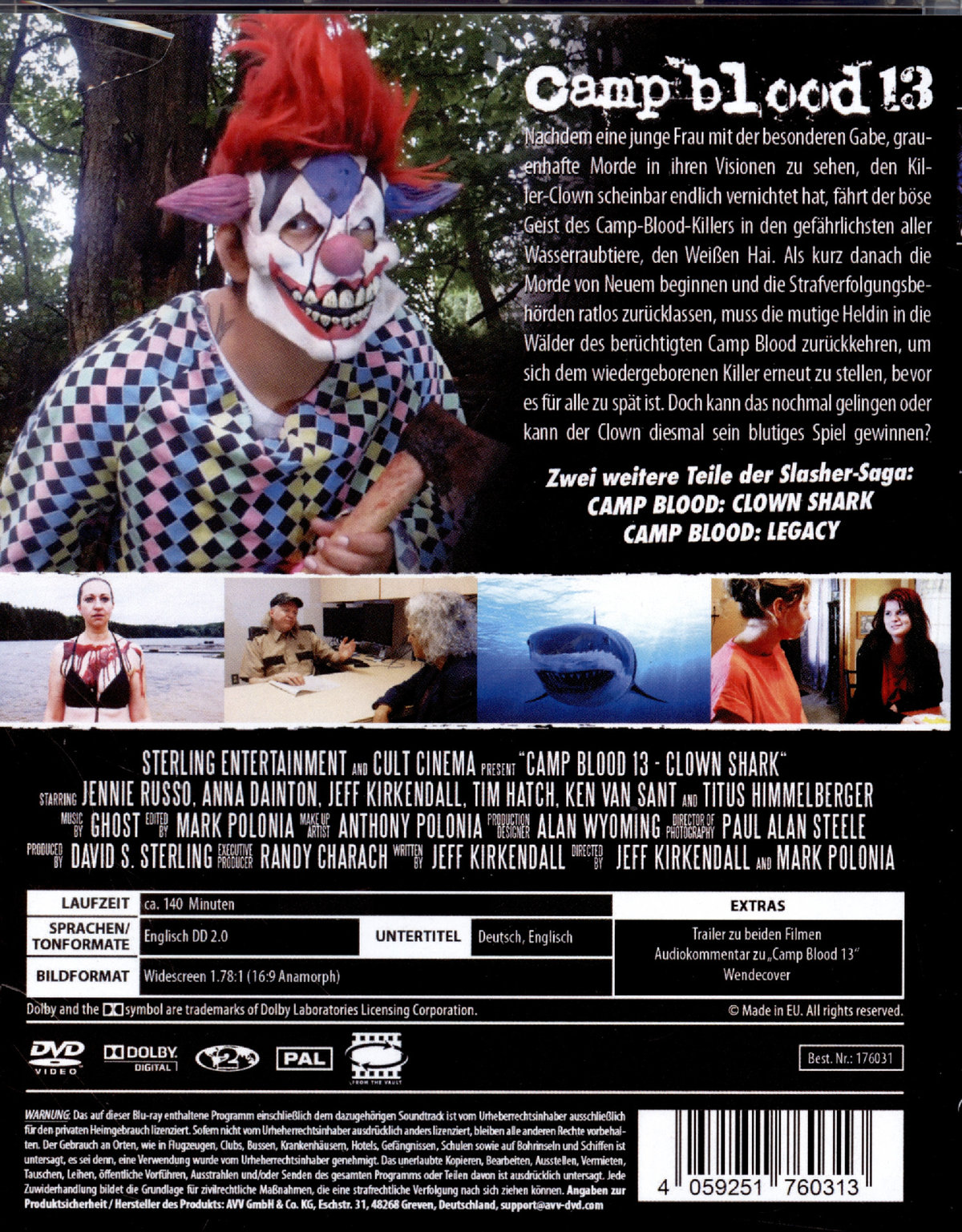 CAMP BLOOD 13 - CLOWN SHARK (O.m.U.) - Double Feature - FROM THE VAULT #69 - COVER A  (DVD)