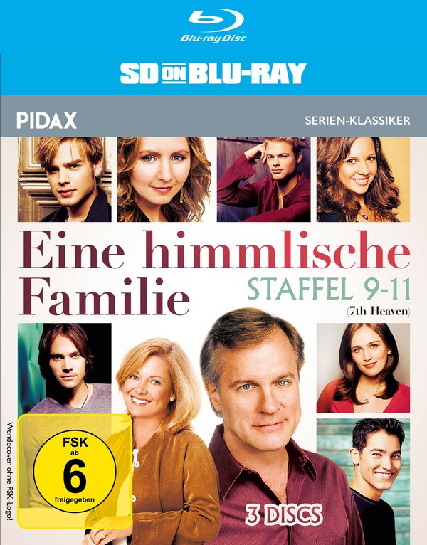 Eine himmlische Familie (7th Heaven), Box 3, Staffel 9 - 11 / Die letzten 3 Staffeln der Kultserie (SD on Blu-ray)  [3 BRs]  (Blu-ray Disc)