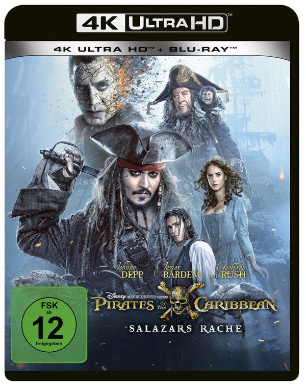 Pirates of the Caribbean 5 - Salazars Rache  (4K Ultra HD) (+ Blu-ray 2D)  (Blu-ray 4K Ultra HD)