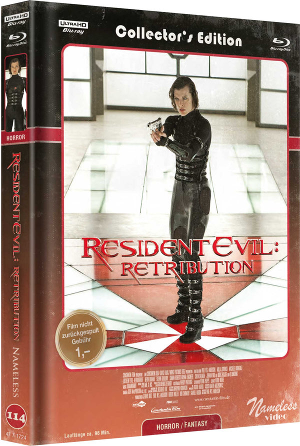 Resident Evil: Retribution - Uncut Mediabook Edition  (4K Ultra HD+blu-ray) (B)