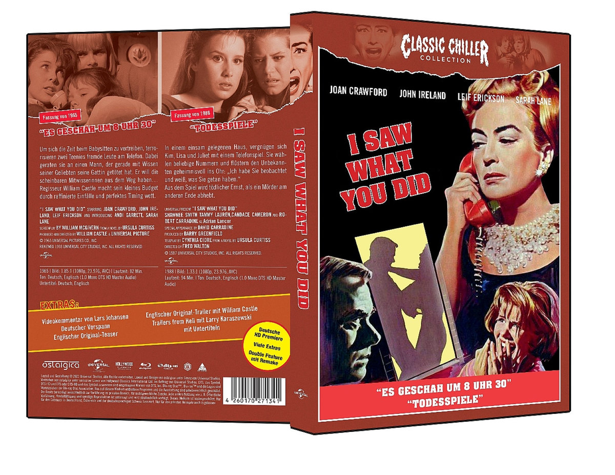 I Saw what you did - Es geschah um 8 Uhr 30 - Uncut Edition (blu-ray)