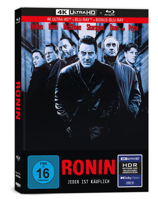 Ronin - Uncut Mediabook Edition  (4K Ultra HD+blu-ray)