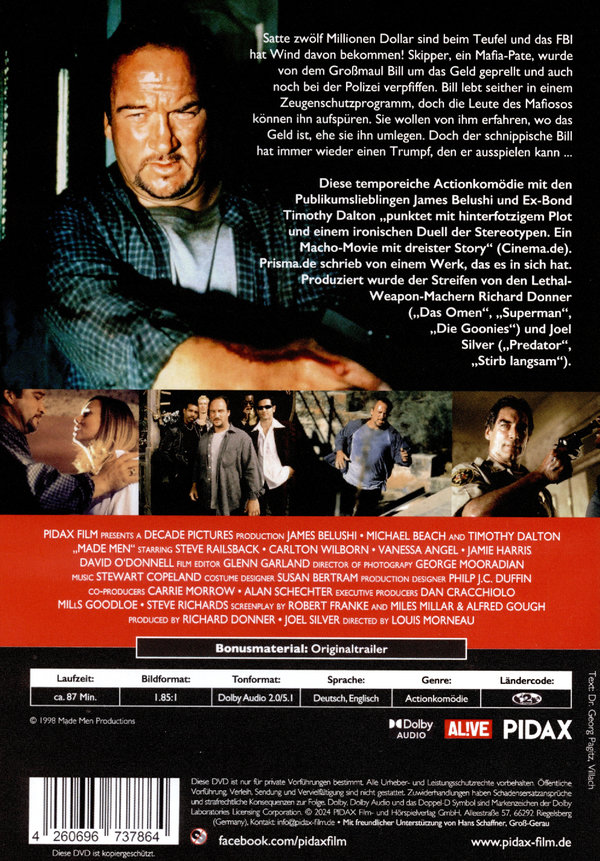 Made Men - Die Abrechnung - Remastered Edition / Temporeiche Actionkomödie mit Starbesetzung (Pidax Film-Klassiker)  (DVD)