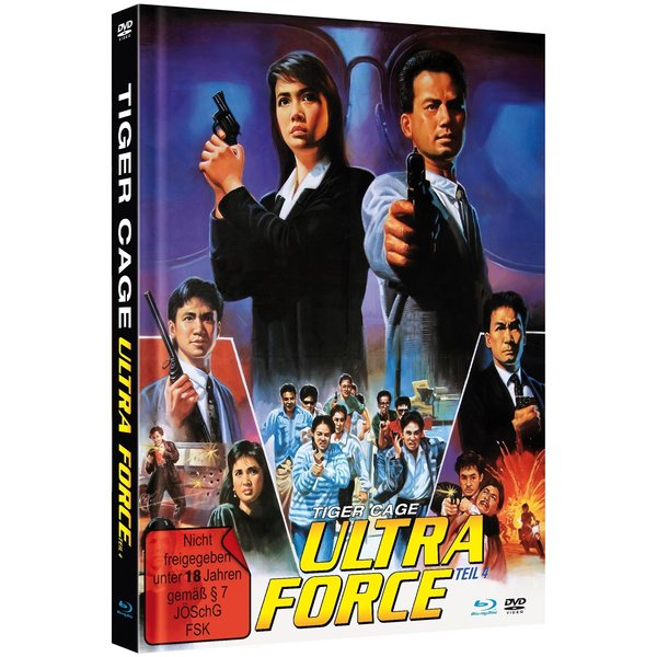 Tiger Cage - Ultra Force 4 - Uncut Mediabook Edition (DVD+blu-ray) (C)