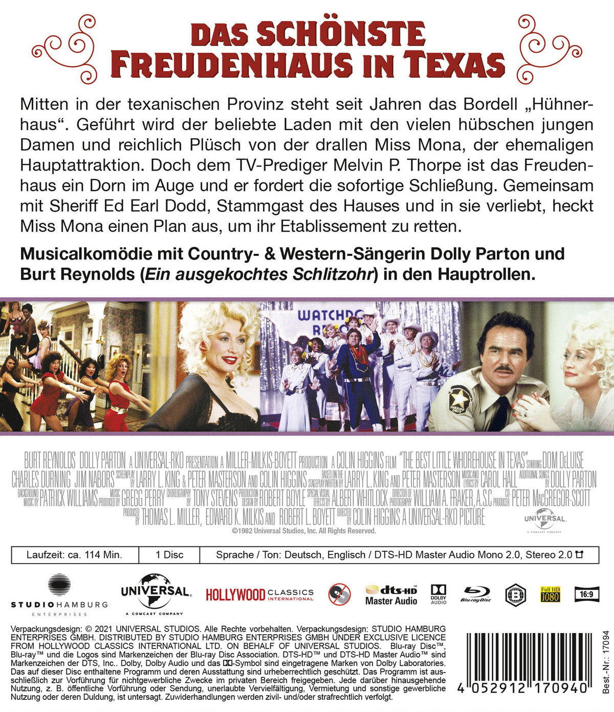 Schönste Freudenhaus in Texas, Das (blu-ray)