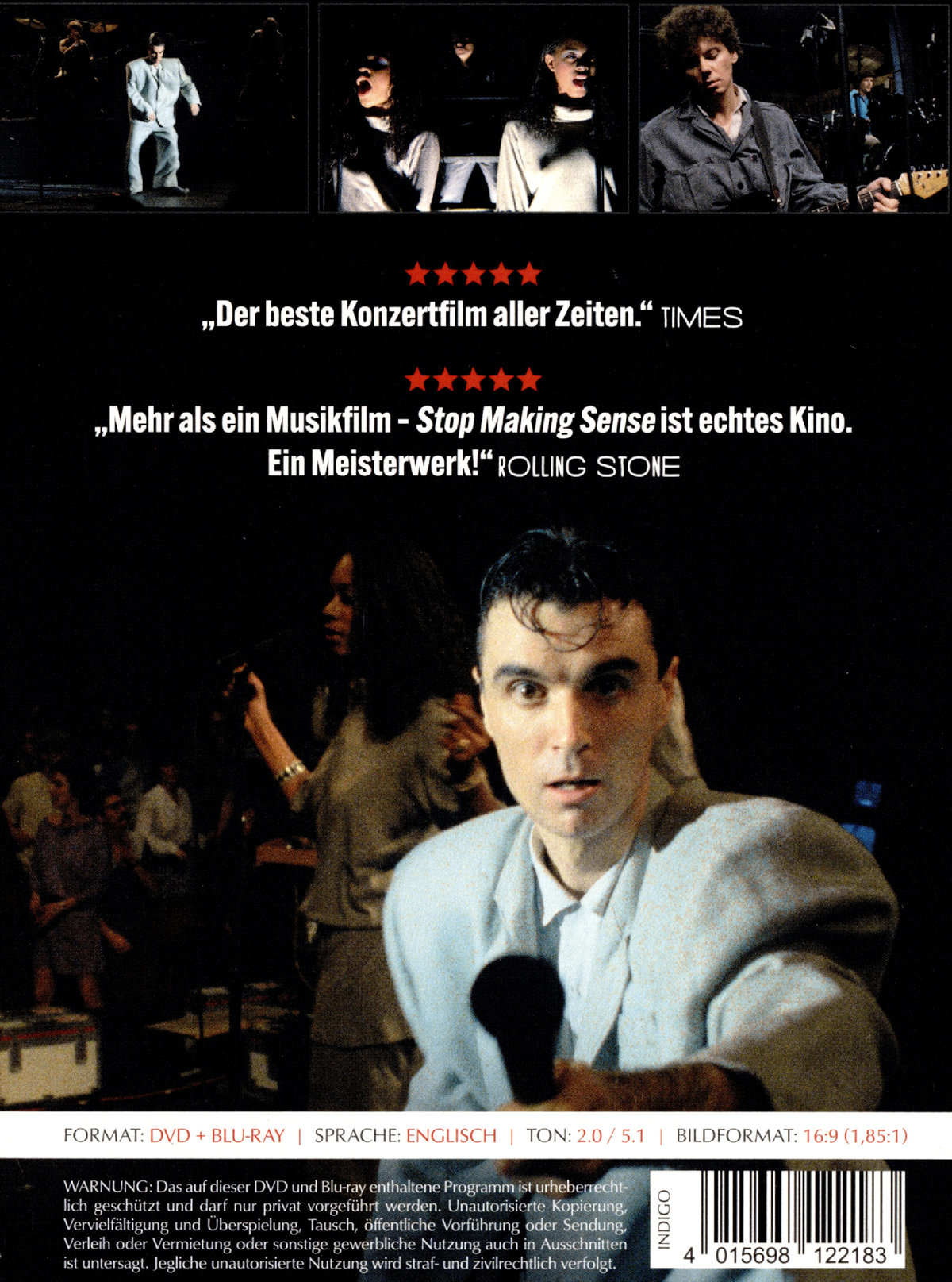 Talking Heads - Stop making Sense  (Blu-ray + DVD) 