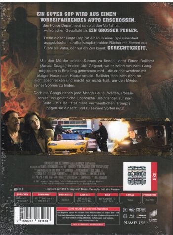 Urban Justice - Blinde Rache - Uncut Mediabook Edition (DVD+blu-ray) (Cover Artwork)
