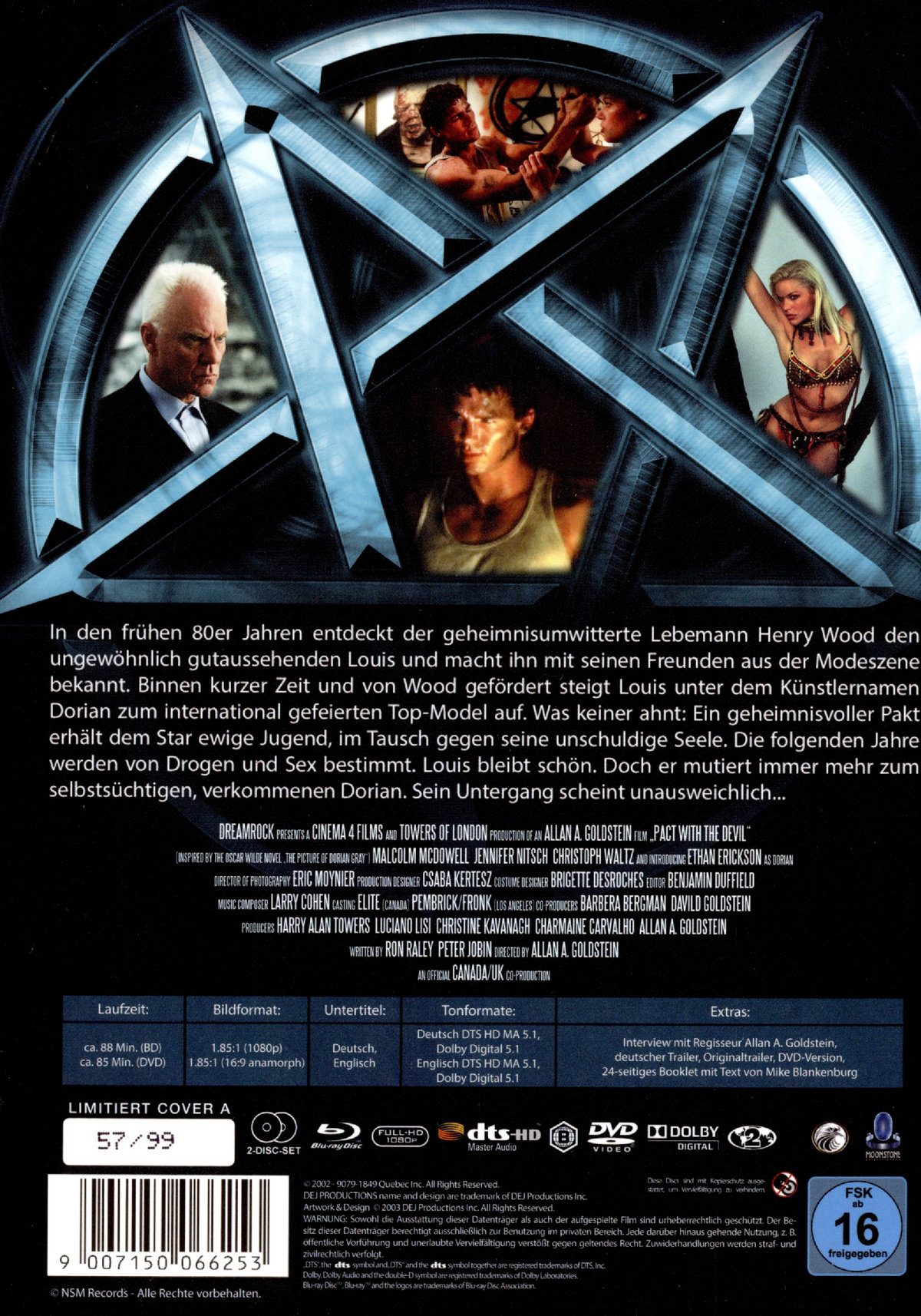 Dorian - Pakt mit dem Teufel - Uncut Mediabook Edition (DVD+blu-ray) (A)