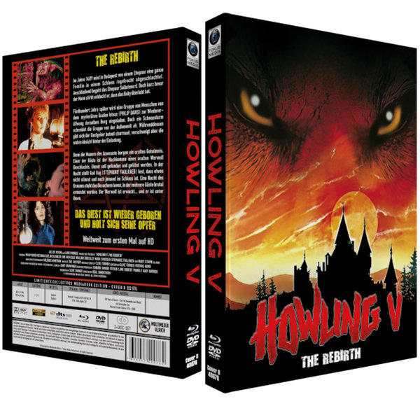 Howling 5 - The Rebirth - Uncut Mediabook Edition (DVD+blu-ray) (B)