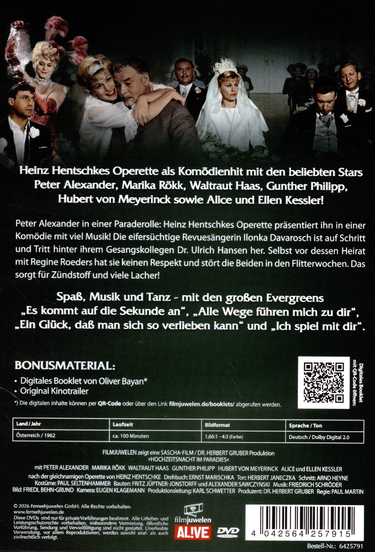 Hochzeitsnacht im Paradies (mit Peter Alexander) (Neuauflage)  (DVD)