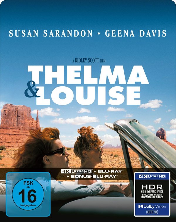 Thelma & Louise - Limitertes SteelBook® (4K Ultra HD + Blu-ray + Bonus-Blu-ray)