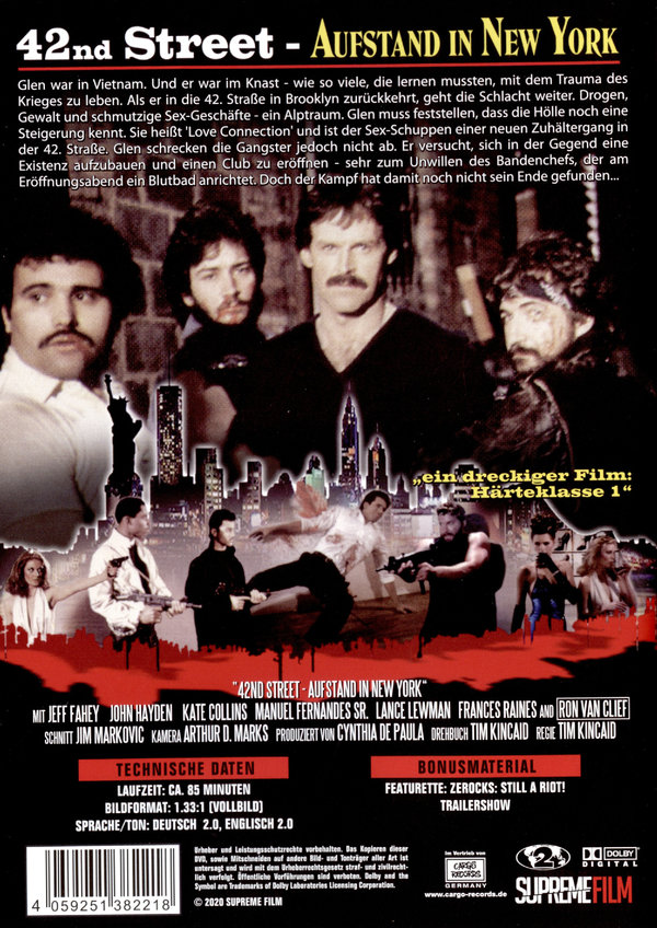 42nd Street - Aufstand in New York - Uncut Edition (DVD)