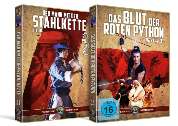 Der Mann mit der Stahlkette/Das Blut der roten Python - Bundle Edition  (blu-ray)