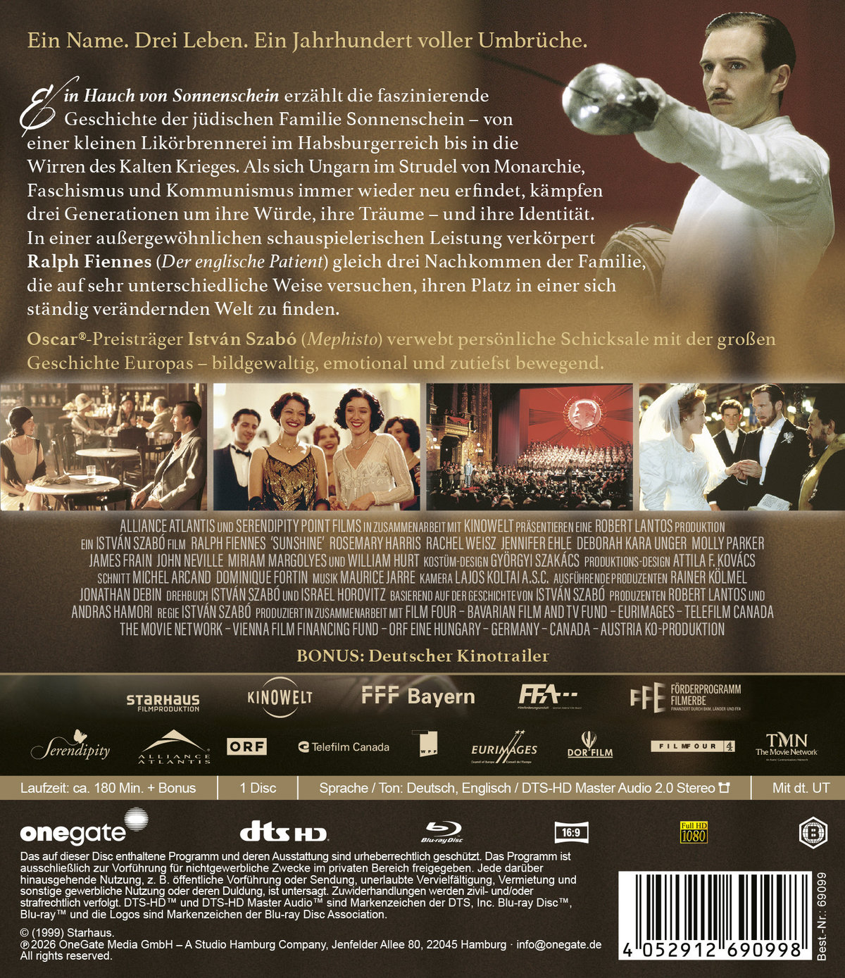 Sunshine - Ein Hauch von Sonnenschein  (Blu-ray Disc)