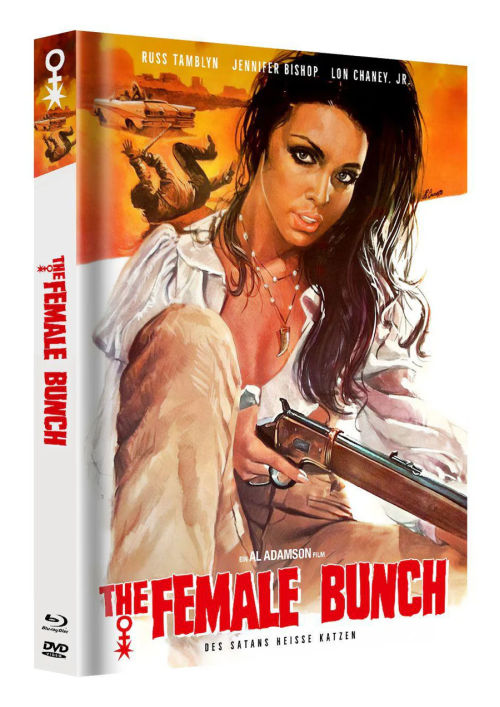 Female Bunch : Des Satans Heisse Katzen - Uncut Mediabook Edition  (DVD+blu-ray) (B)