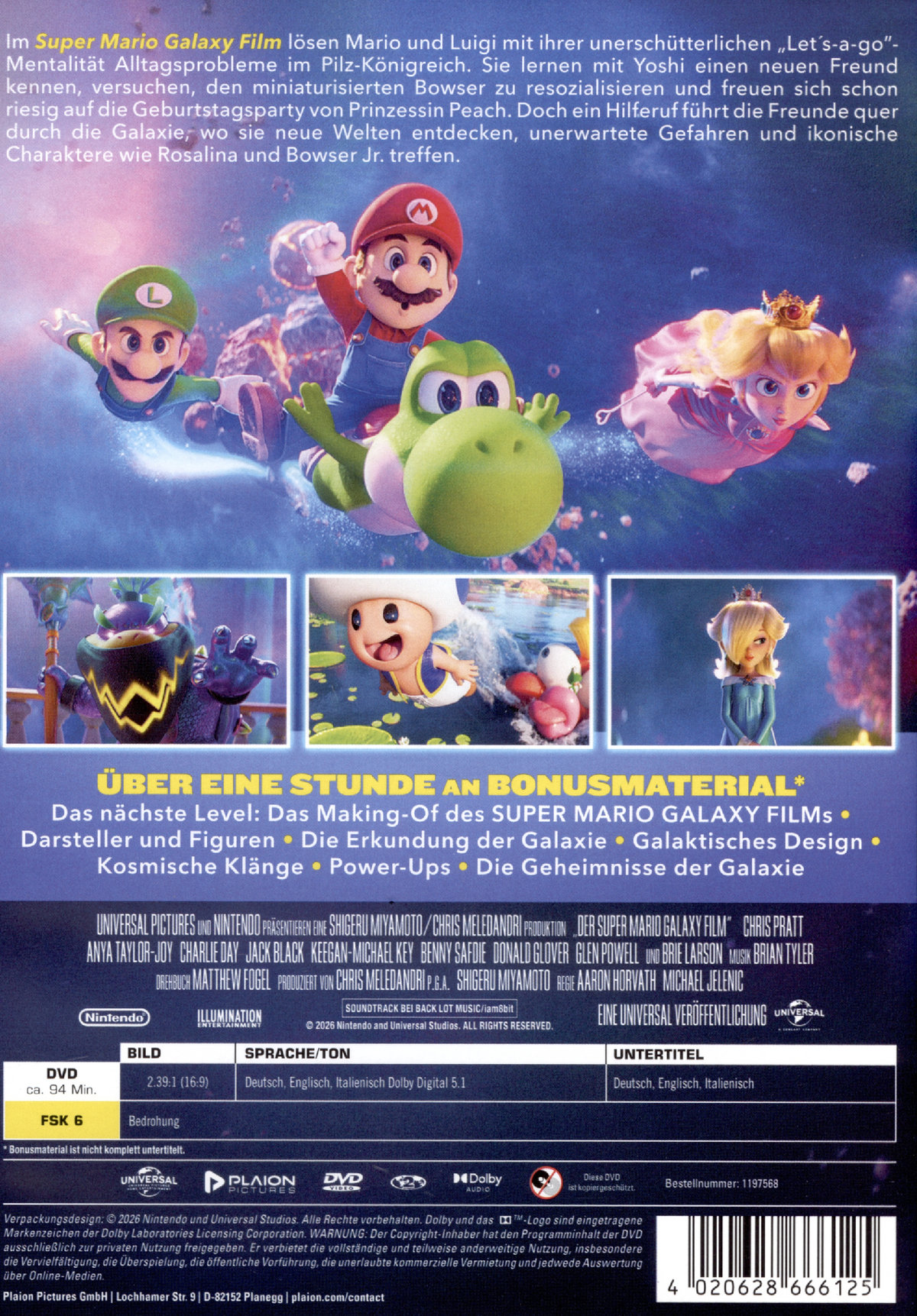 Der Super Mario Galaxy Film  (DVD)