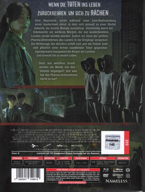The Cursed: Dead Mans Prey - Uncut Mediabook Edition  (DVD+blu-ray) (D)