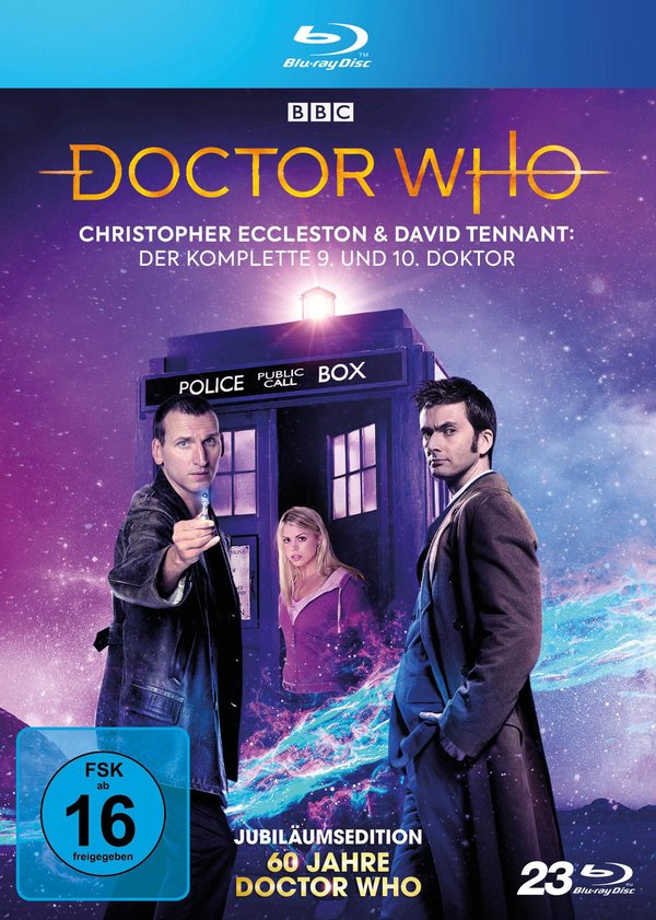 Doctor Who - Die Christopher Eccleston und David Tennant Jahre: Der komplette 9. und 10. Doktor - 60 JAHRE DOCTOR WHO BOX LTD.  [23 BRs]  (Blu-ray Disc)