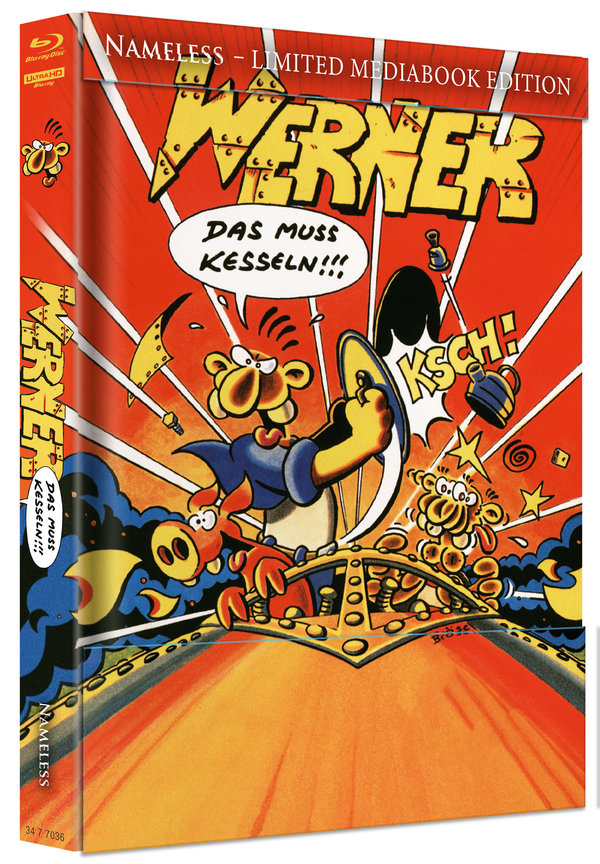 Werner - Das muss kesseln  - Uncut Mediabook Edition  (4K Ultra HD+bluray) (A)