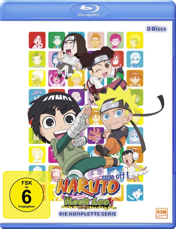 Naruto Spin - Off! Rock Lee und seine Ninja Kumpels - Die komplette Serie  [8 BRs]  (Blu-ray Disc)