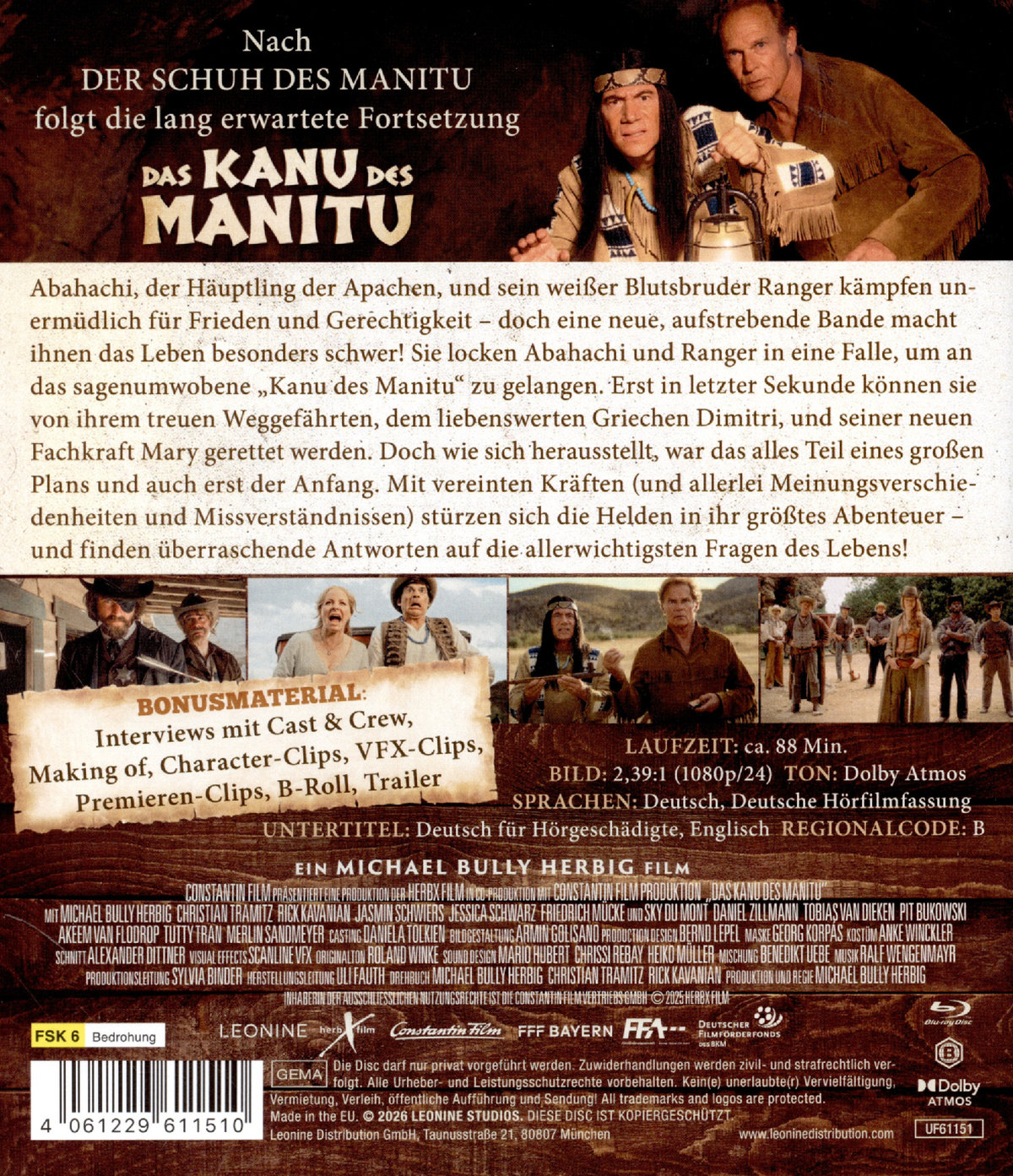 Das Kanu des Manitu  (Blu-ray Disc)