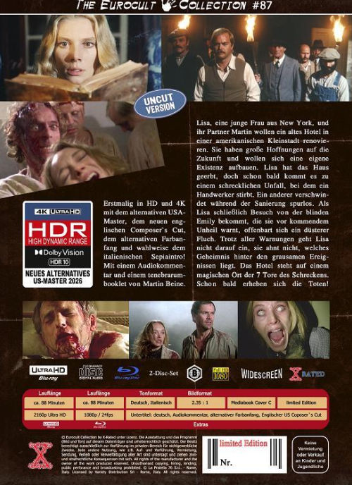Geisterstadt der Zombies - Über dem Jenseits - Uncut Mediabook Edition  (4K Ultra HD+blu-ray) (C)