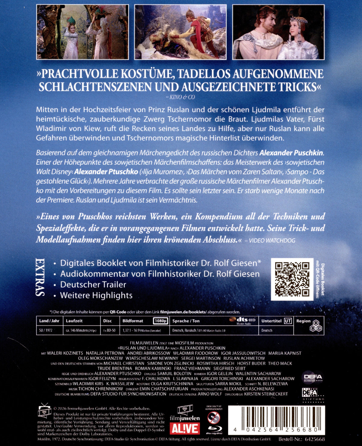 Ruslan und Ljudmila (DEFA Filmjuwelen)  (Blu-ray Disc)