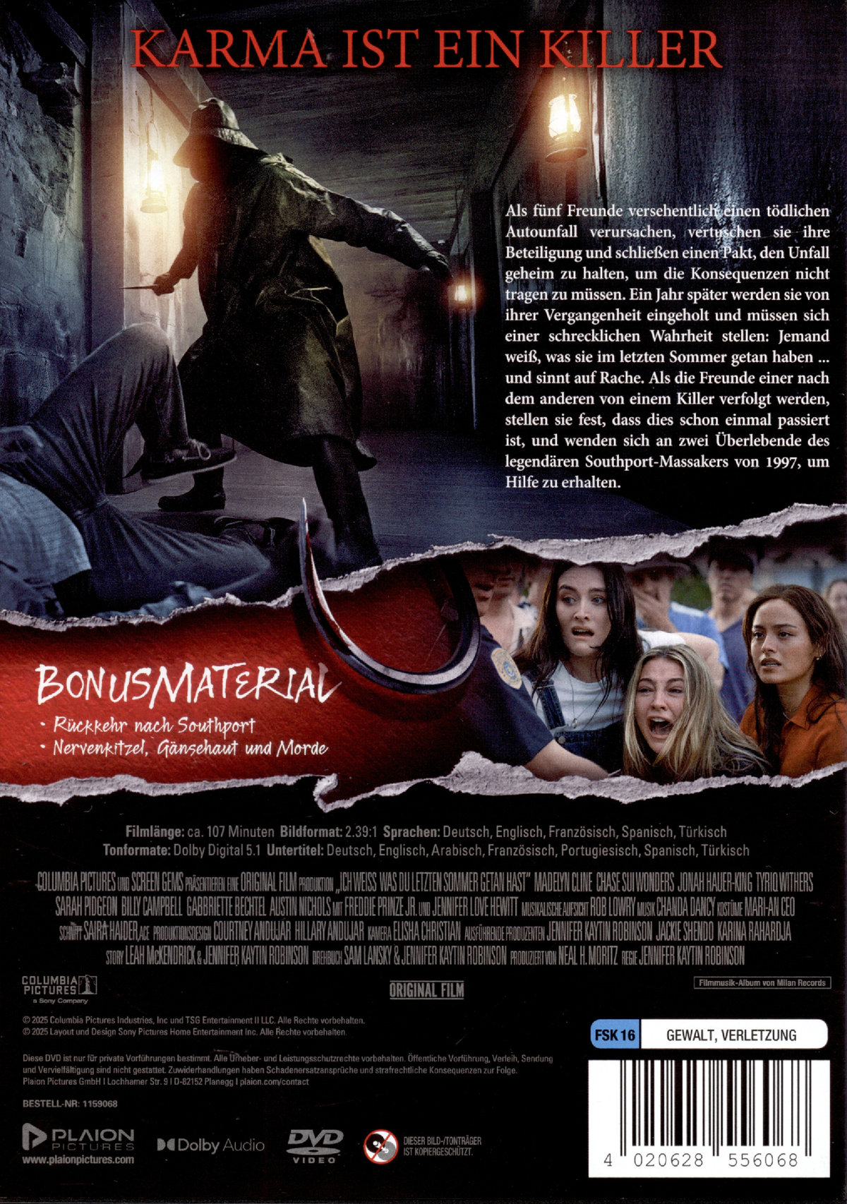 Ich weiß, was du letzten Sommer getan hast (2025)  (DVD)