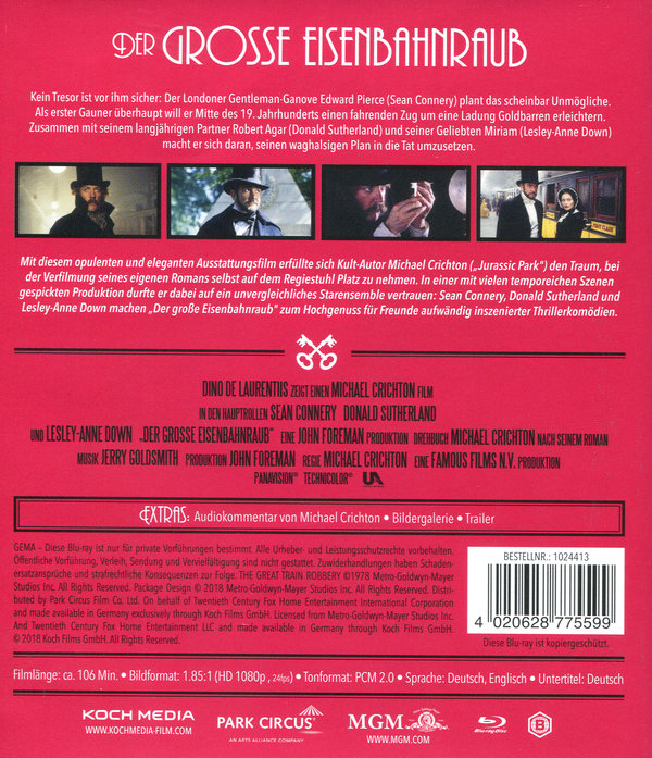 grosse Eisenbahnraub, Der (blu-ray)
