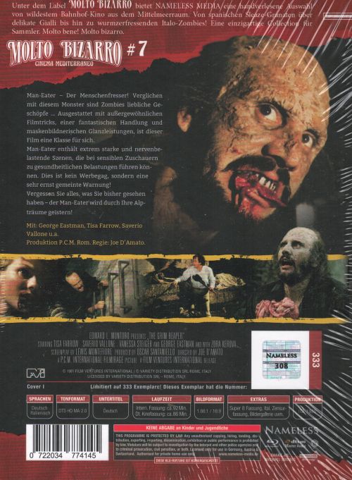 Man Eater - Der Menschenfresser - Uncut Mediabook Edition (4K Ultra HD+blu-ray) (I)