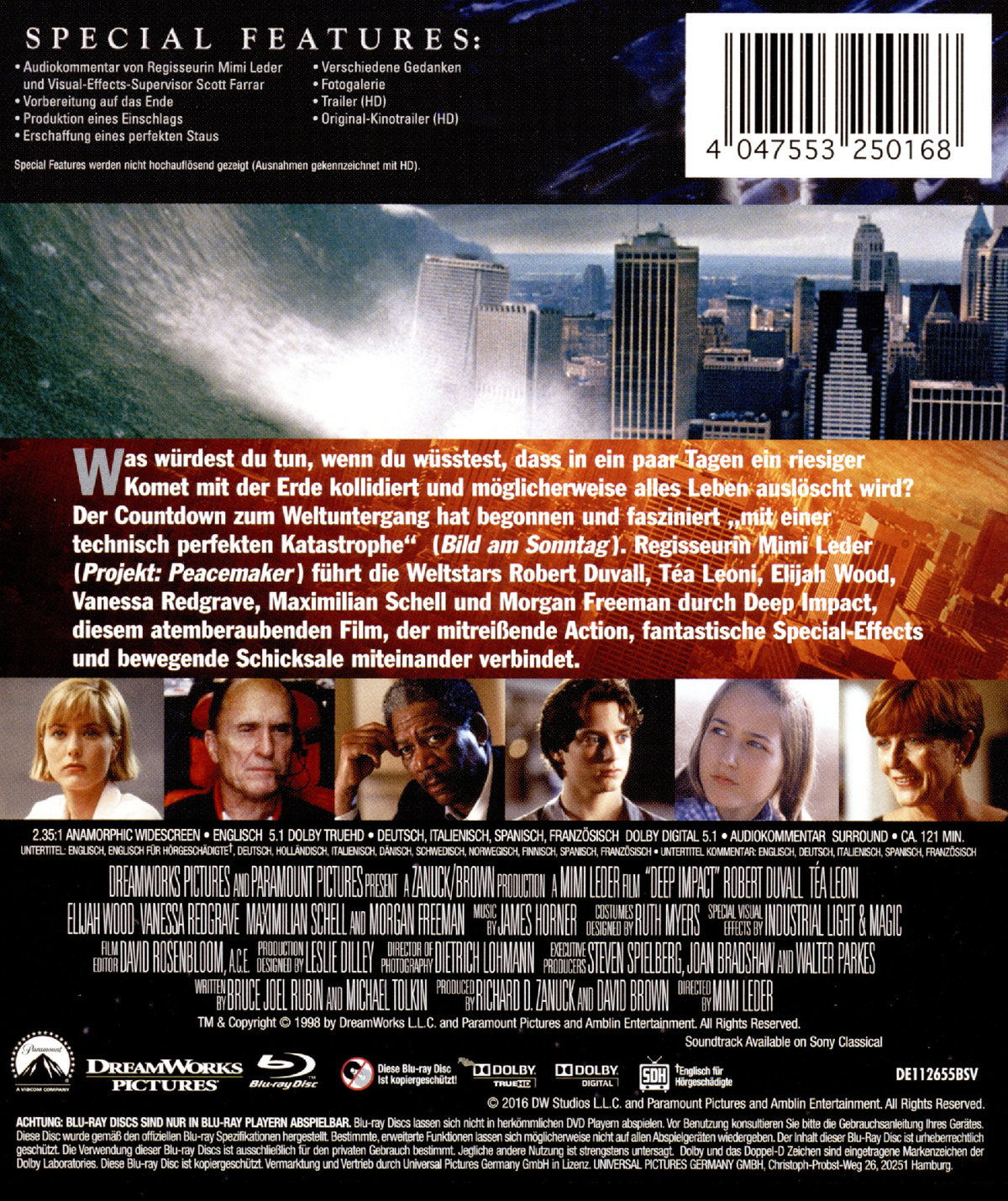 Deep Impact (blu-ray) Deep Impact (blu-ray)