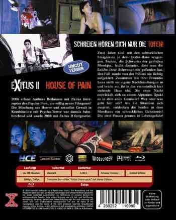 Exitus 2 - House Of Pain - Uncut Edition (blu-ray)