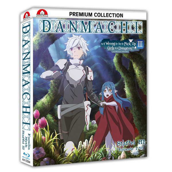 DanMachi - Is It Wrong to Try to Pick Up Girls in a Dungeon? - 3. Staffel - Gesamtausgabe  [4 BRs]  (Blu-ray Disc)