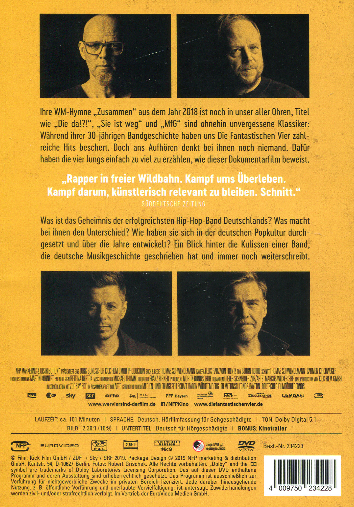 Wer 4 sind - Die Fantastischen Vier  (DVD)