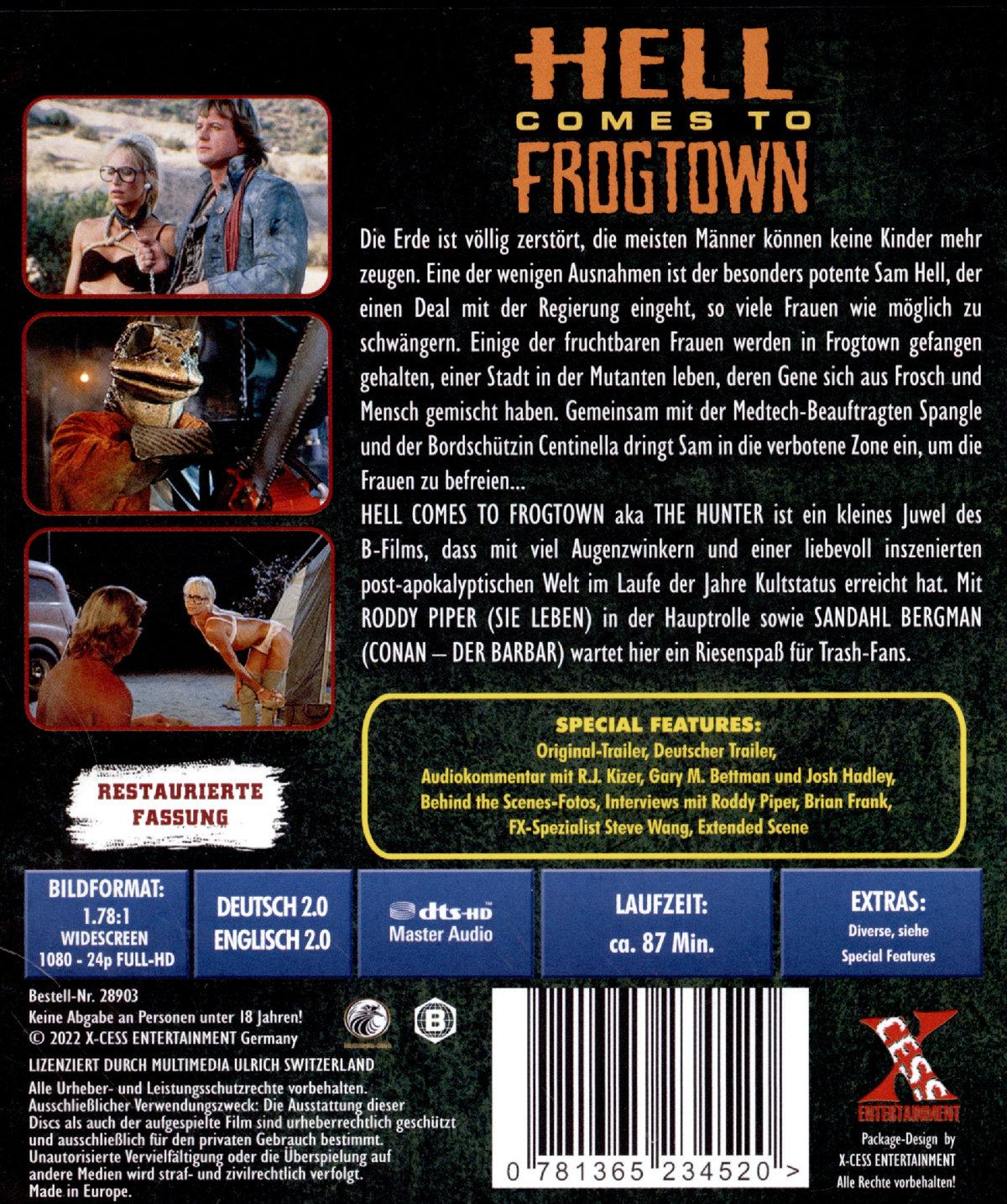 Hell Comes to Frogtown - Uncut Edition  (Blu-ray Disc)