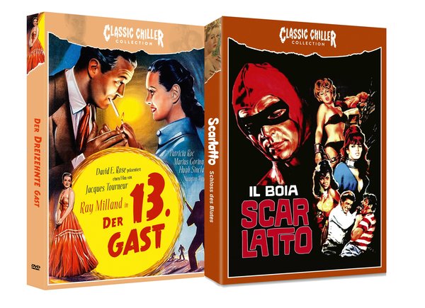 DER DREIZEHNTE GAST / SCARLETTO - SCHLOSS DES BLUTES  - CLASSIC CHILLER COLLECTION BUNDLE # 2 - Limited Edtion  (+ Blu-ray)  (DVD)