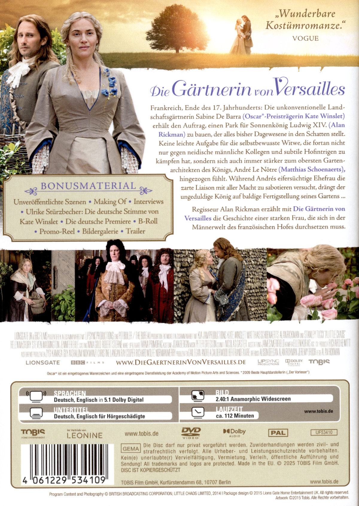 Die Gärtnerin von Versailles  (DVD)