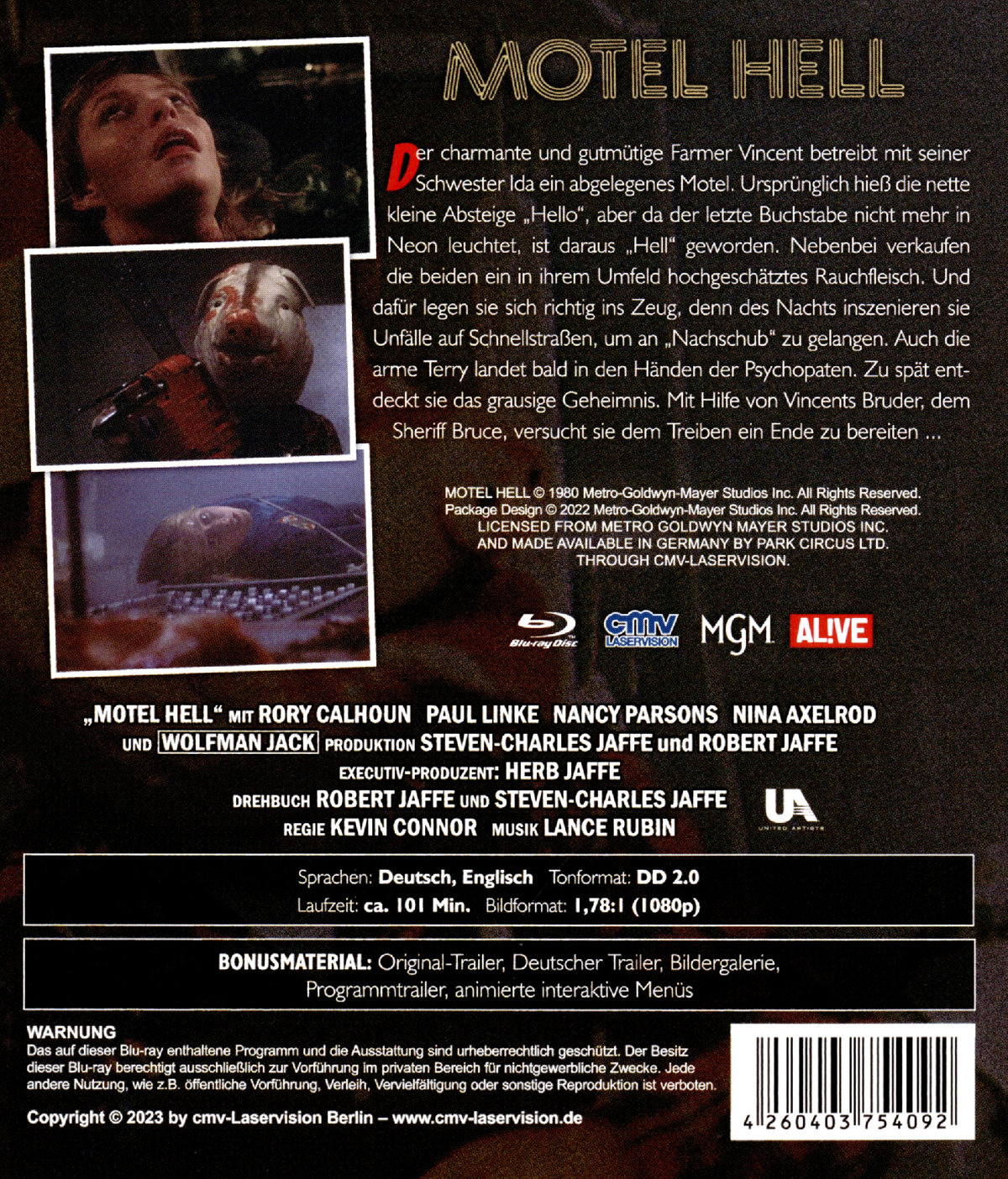 Motel Hell (Hotel zur Hölle)  (Blu-ray Disc) Motel Hell (Hotel zur Hölle)  (Blu-ray Disc)