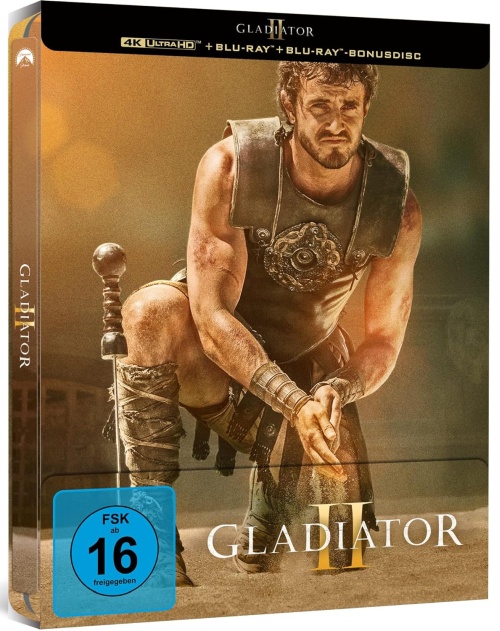 Gladiator II - Limited Steelbook Edition  (4K Ultra HD) (+ Blu-ray)