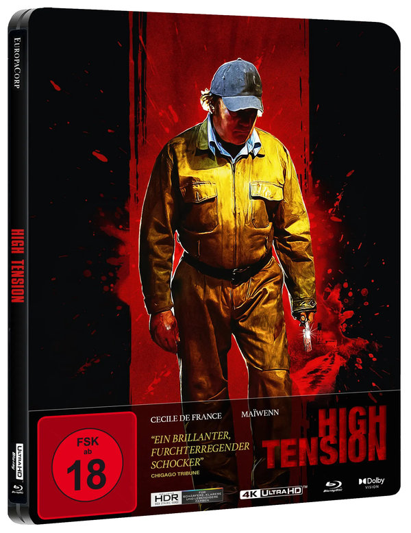High Tension - Uncut Steelbook Edition  (4K Ultra HD+2 Blu-ray)