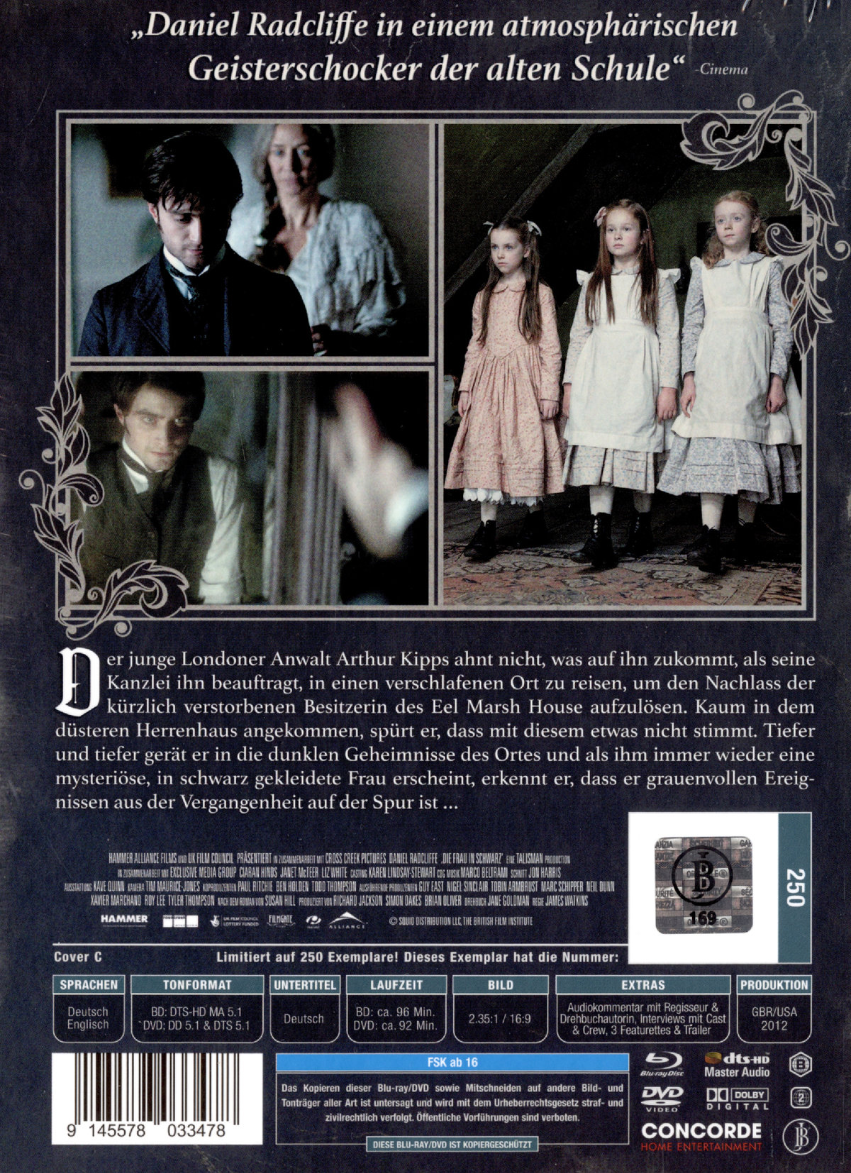 Die Frau in Schwarz - Uncut Mediabook Edition  (DVD+blu-ray) (C) Die Frau in Schwarz - Uncut Mediabook Edition  (DVD+blu-ray) (C)