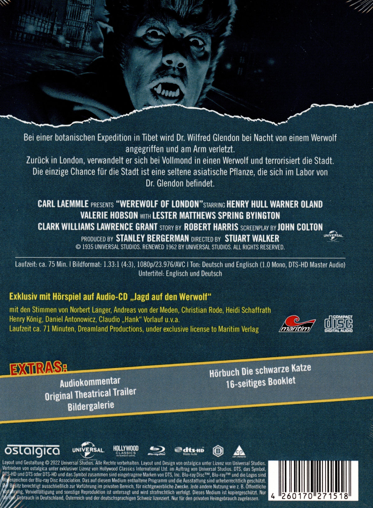 Werwolf von London - Digipack - Limitiert auf 196 Stück  (Blu-ray Disc)
