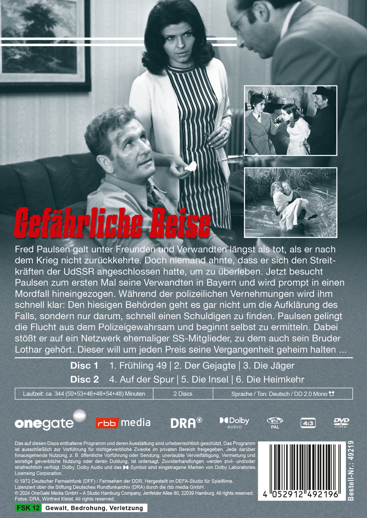 Gefährliche Reise (DDR TV-Archiv) [2 DVDs]  (DVD)