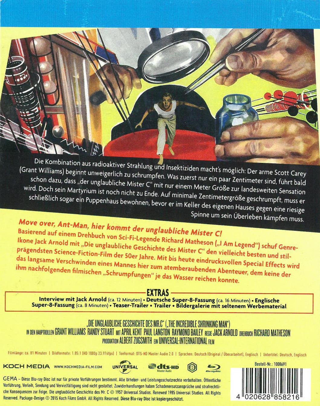 Unglaubliche Geschichte des Mr. C (blu-ray)