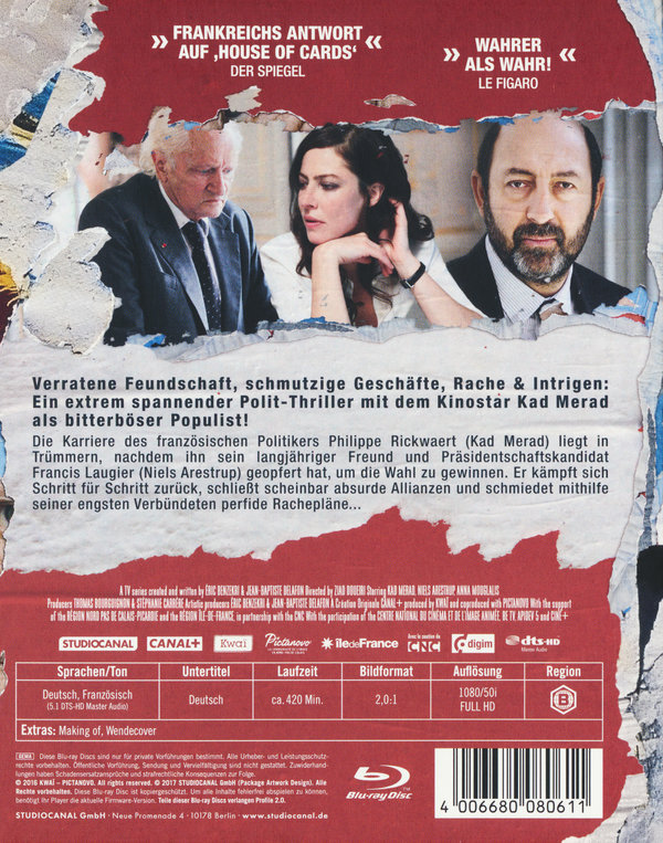 Baron Noir - Staffel 1  [2 BRs]  (Blu-ray Disc)