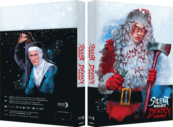 Silent Night Deadly Night - Uncut Mediabook Edition (DVD+blu-ray) (Wattiert)