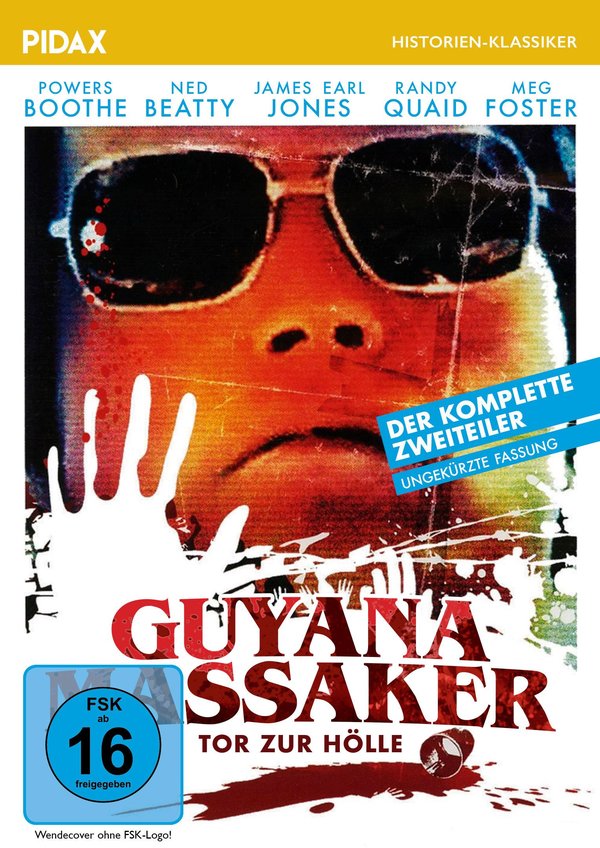 Guyana Massaker - Tor zur Hölle / Der komplette preisgekrönte Zweiteiler mit absoluter Starbesetzung in ungekürzter Langfassung (Pidax Historien-Klassiker)  (DVD)