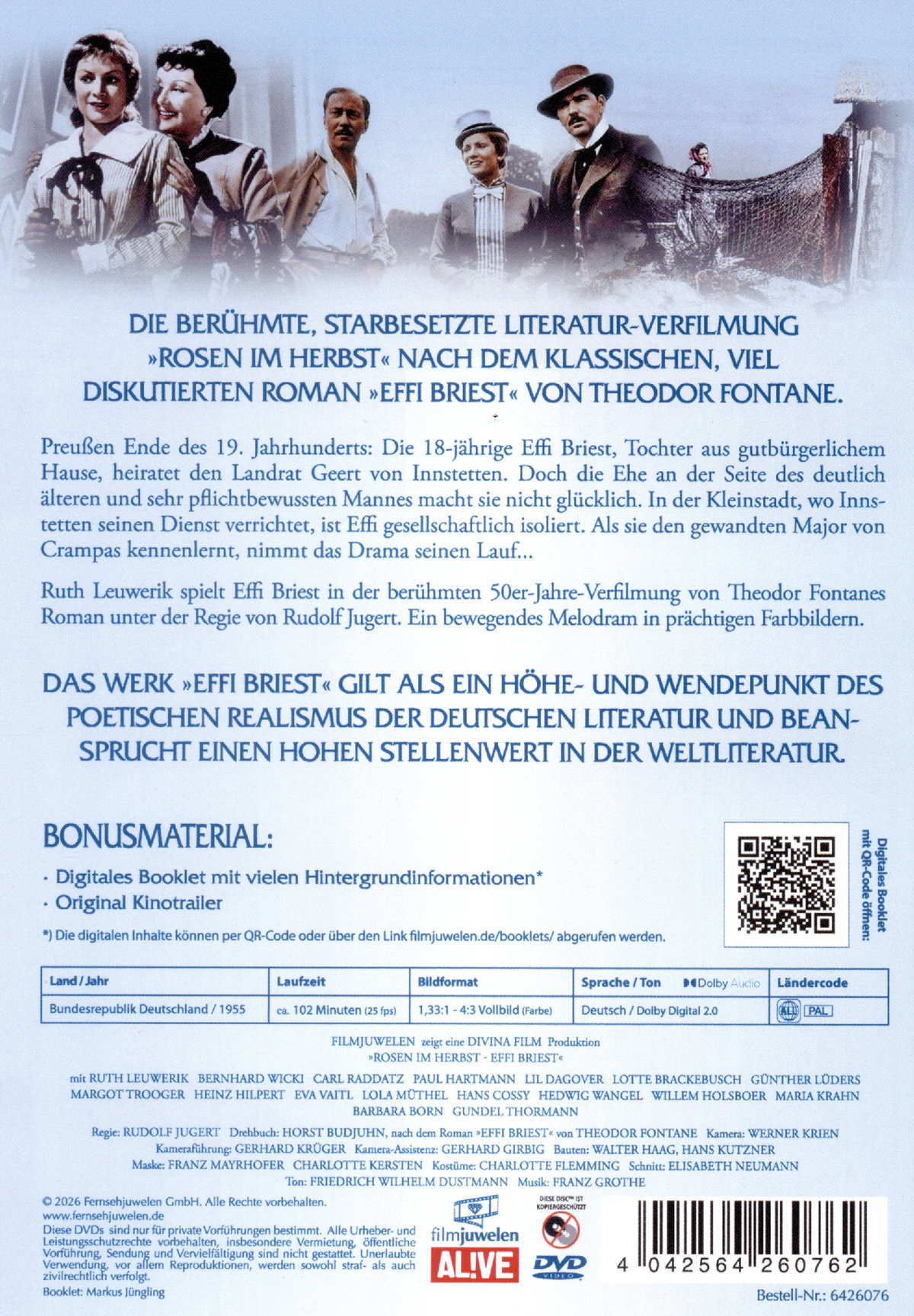 Rosen im Herbst (Effi Briest) - nach Theodor Fontane (Neuauflage)  (DVD)